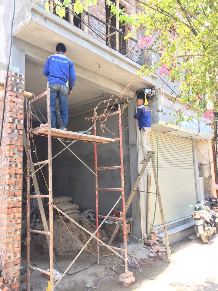 Lắp đặt cửa cuốn tại Yết Kiêu, Hà Đông,Hà nội