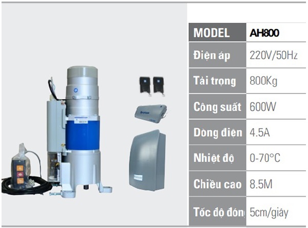 Bộ Tời Austdoor AH800A